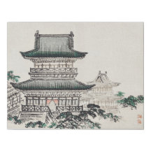 Architecture japonaise par Kōno Bairei