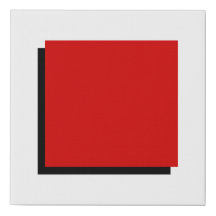 Bauhaus Art Composition Carré rouge