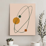 Imitation Canevas Cercles Et Lignes D'Orbite Minimalistes Abstraits<br><div class="desc">Transformez votre espace avec cette impression de toile moderne et minimaliste. Dotée d'un design captivant de cercles et de lignes croisées, cette oeuvre évoque un sens du mouvement et de l'émerveillement céleste. La palette de couleurs neutres et la composition simple mais intrigante en font un complément polyvalent et élégant à...</div>