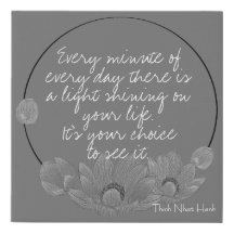 Citation bouddhiste grise et blanche Inspiration