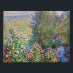 Imitation Canevas Claude Monet - Coin du jardin à Montgeron<br><div class="desc">Coin du jardin à Montgeron / Coin de jardin a Montgeron - Claude Monet,  Huile sur toile,  1876</div>