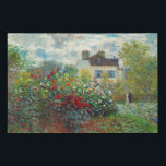 Imitation Canevas Claude Monet - Le Jardin de l'Artiste à Argenteuil<br><div class="desc">Le Jardin de l'Artiste à Argenteuil / Un Coin du Jardin avec Dahlias - Claude Monet,  Huile sur Toile,  1873</div>