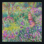 Imitation Canevas Claude Monet - Le jardin d'Iris à Giverny<br><div class="desc">Jardin d'Iris à Giverny / Jardin d'Artiste à Giverny - Claude Monet,  1899-1900</div>