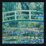 Imitation Canevas Claude Monet - Pont D'Eau Et Pont Japonais<br><div class="desc">Claude Monet - Pont D'Eau Et Pont Japonais (1899)</div>