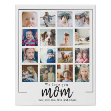 collage photo-cadeau de la journée des mères migno