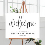 Imitation Canevas COULEUR ÉDITABLE Affiche de bienvenue belle callig<br><div class="desc">Un signe tout simplement élégant que vos invités vont adorer. Les couleurs textuelles et arrière - plans sont entièrement modifiables pour correspondre à votre thème ! Conception par © berryberrysweet. Des fichiers numériques imprimables et des articles correspondants sont disponibles ! Visitez notre site web à www.berryberrysweet.com pour plus de détails...</div>