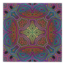 Création de mosaïque multicolore abstraite