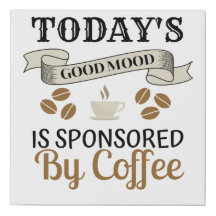 Drôle Canvas de mèmes de café