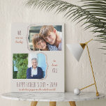 Imitation Canevas Fête des pères Citation Coutrelle 2 Photo<br><div class="desc">Créez votre propre toile photo pour la Fête des pères (modifiable à toute occasion). Le design moderne comprend 2 de vos photos préférées, en forme et encadrées de crochets de boucles décoratifs, de la typographie de police maigre et de l'écriture manuscrite décontractée. Le libellé dit "NOUS avons tellement de chance...</div>