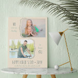 Imitation Canevas Fête des pères Citation Coutrelle 2 Photo<br><div class="desc">Créez votre propre toile photo pour la Fête des pères (modifiable à toute occasion). Le design moderne comprend 2 de vos photos préférées, en forme et encadrées de crochets de boucles décoratifs, de la typographie de police maigre et de l'écriture manuscrite décontractée. Le libellé dit "NOUS avons tellement de chance...</div>