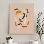Imitation Canevas Formes Et Blobs Abstraits Modernes Et Minimalistes<br><div class="desc">Formes Abstraites Modernes Simple Minimaliste Et Blobs Faux Impression</div>