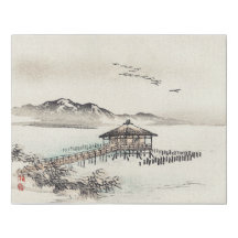 Gîte en bord de mer par Kōno Bairei