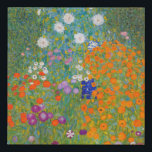 Imitation Canevas Gustav Klimt - Jardin des fleurs<br><div class="desc">Jardin aux fleurs - Gustav Klimt en 1905-1907</div>