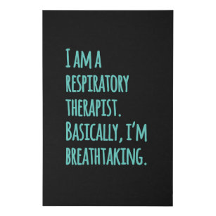 Imitation Canevas Je suis un thérapeute respiratoire