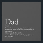 Imitation Canevas Meilleur papa père père père père père père père P<br><div class="desc">Personnalisez pour votre père, papa, papa ou père spécial pour créer un cadeau unique pour la Fête des pères, les anniversaires, Noël ou n'importe quel jour que vous voulez montrer combien il signifie pour vous. Une façon parfaite de lui montrer à quel point il est extraordinaire chaque jour. Conçu par...</div>