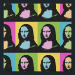 Imitation Canevas Mona Lisa - Style Pop Art<br><div class="desc">Mona Lisa est stylisée dans Pop Art et Son célèbre sourire est également coloré. Pour les amateurs de Pop Art. En ce qui concerne la peinture de Léonard de Vinci,  voici Art Revisité !</div>