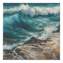 Plage et peinture sur sable