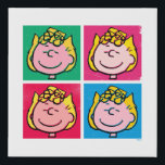 Imitation Canevas Pop Art Sally | Mod pour vous Motif<br><div class="desc">Jetez un oeil à ce design super mignon avec Sally dans un motif pop art amusant.</div>