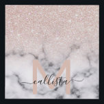 Imitation Canevas Rose brillant Parties scintillant or  Marbre Ombre<br><div class="desc">Cette motif élégante et girly est parfaite pour la femme moderne. Il présente une parties scintillant d'or rose brillante imbriquée sur le dessus d'un noir et avec un motif en marbre dans le style d'un dégradé sombre. tendance, cool, chic, luxe et design. ***REMARQUE DE CONCEPTION IMPORTANTE : Pour toute demande...</div>