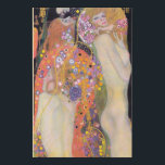 Imitation Canevas Serpents d'eau, Gustav Klimt Faux Canvas Imprimer<br><div class="desc">Serpents d'eau,  Gustav Klimt</div>
