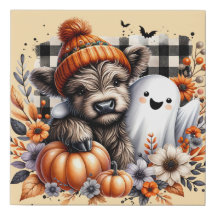 Vache d'automne et fantôme
