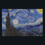 Imitation Canevas Vincent Van Gogh - La nuit étoilée<br><div class="desc">The Starry Night / La nuit etoilee - Vincent Van Gogh en 1889</div>