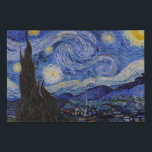 Imitation Canevas Vincent Van Gogh - La nuit étoilée<br><div class="desc">The Starry Night / La nuit etoilee - Vincent Van Gogh en 1889</div>