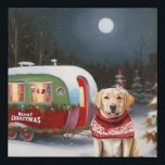 Imitation Canevas Winter Labrador Caravan Christmas Adventure<br><div class="desc">Laissez-vous tenter par la magie d'une nuit d'hiver enneigée alors qu'une caravane glisse gracieusement à travers le paysage illuminé par la lune. La beauté sereine de la neige scintillante et l'éclat enchanteur de la lune créent une scène captivante, promettant une aventure de Noël inoubliable remplie de chaleur, de joie et...</div>