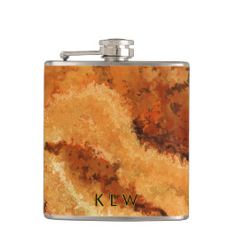 Imitation Woodgrain Burel Personalized  Heupfles