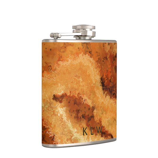 Imitation Woodgrain Burel Personalized Heupfles (Rechts)