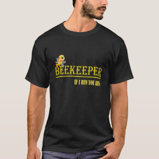 Imker – Als ik ren, ren jij – Bij – Imkeren T-shirt
