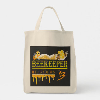 Imker – Als ik ren, ren jij – Bij – Imkeren Tote Bag