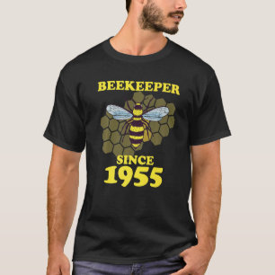 Imker Bij Honing Bijen Bij Roker Imkeren T-shirt