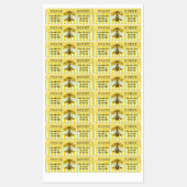 Imker Bijen Bijenhouderij Bijenbedrijf Honingpot Labels (Vel)