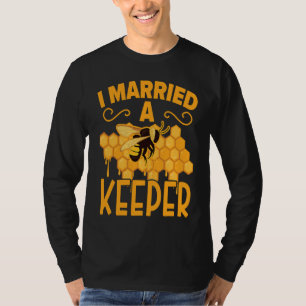 Imker Bijenteelt Imker Honingbij Ik Trouwde Met Ee T-shirt