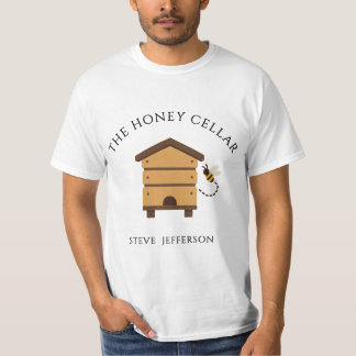Imker Bijentuin Honing Ambachtelijk Bijenkorf Merk T-shirt