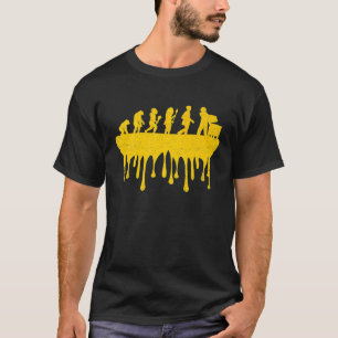 Imker evolueert van aap aap Caveman 1 T-shirt