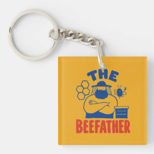 Imker Humor De Bij Vader Sleutelhanger