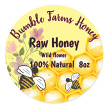 Imker RAW HONEY Eigen label