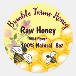 Imker RAW HONEY Eigen label