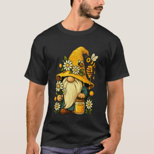 Imker Schattige Dwerg Bloem Bij Zomer Botanisch G T-shirt