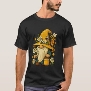 Imker Schattige Dwerg Bloem Bij Zomer Botanisch G T-shirt