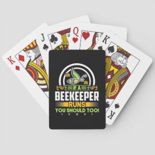 Imkercadeau Een Imker Loopt, Jij Zou Dat Ook Moe Pokerkaarten