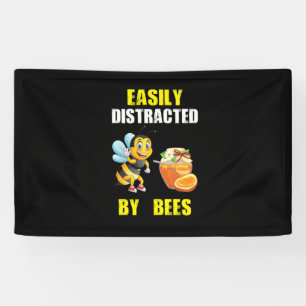 Imkercadeau Gemakkelijk Afleiden Door Bijen Spandoek