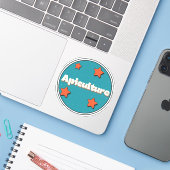 Imkerij Sticker (Laptop met iPhone)