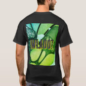 IMLA 007u T-shirt noir avec néon vert (Dos)