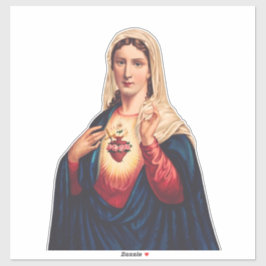 Immaculair hart van Maagd Mary Sticker