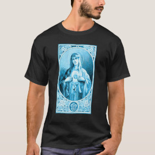 Immaculair hart van Mary Ave Maria Ons katholieke  T-shirt