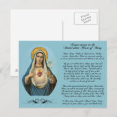 Immaculair hart van Mary Custom Briefkaart (Voorkant / Achterkant)