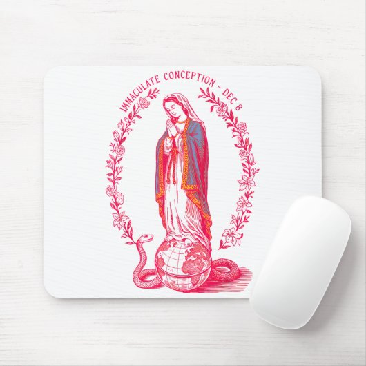 Immaculate Conception Dec 8 Virgin Mary Catholic D Muismat (Met muis)